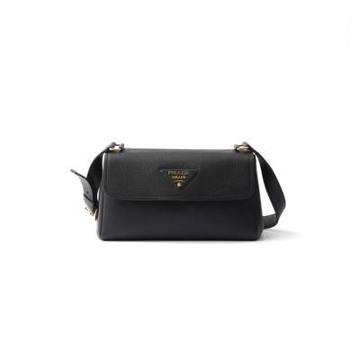 PRADA SMALL LEATHER SHOULDER BAG 1BN022 (26*14*9.5cm)